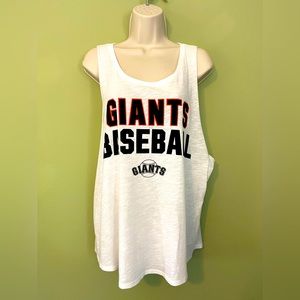 PINK Giants Baseball Tank Top, M